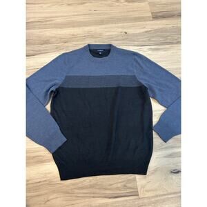 Croft & Barrow Mens Crewneck Pullover Blue Sweater - Size Small